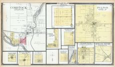 Comstock, Sear's Plat, Fulton, Cooper Center, Gardner's Corners, Gourdneck Lake, Richland Junction, Texas Corners, Kalamazoo County 1910